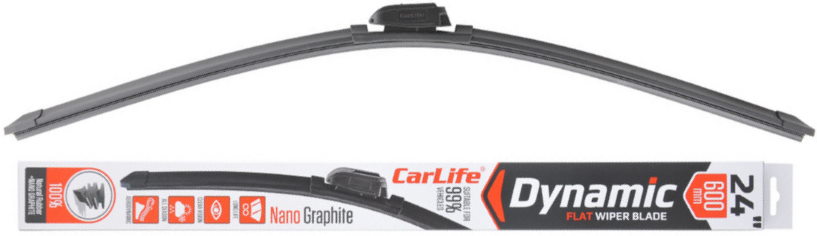 Щітка склоочисника безкаркасна carlife dynamic 24/600 мм (1шт), Carlife D60