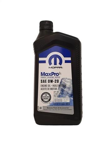 Mopar maxpro 0w-20, Mopar 68218950AB