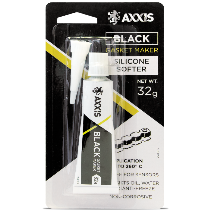 Герметик прокладок 32гр черный AXXIS