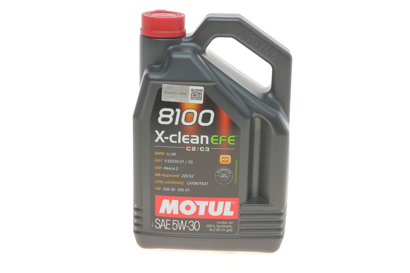 Олива MOTUL 8100 X-CLEAN EFE 5W30 4L