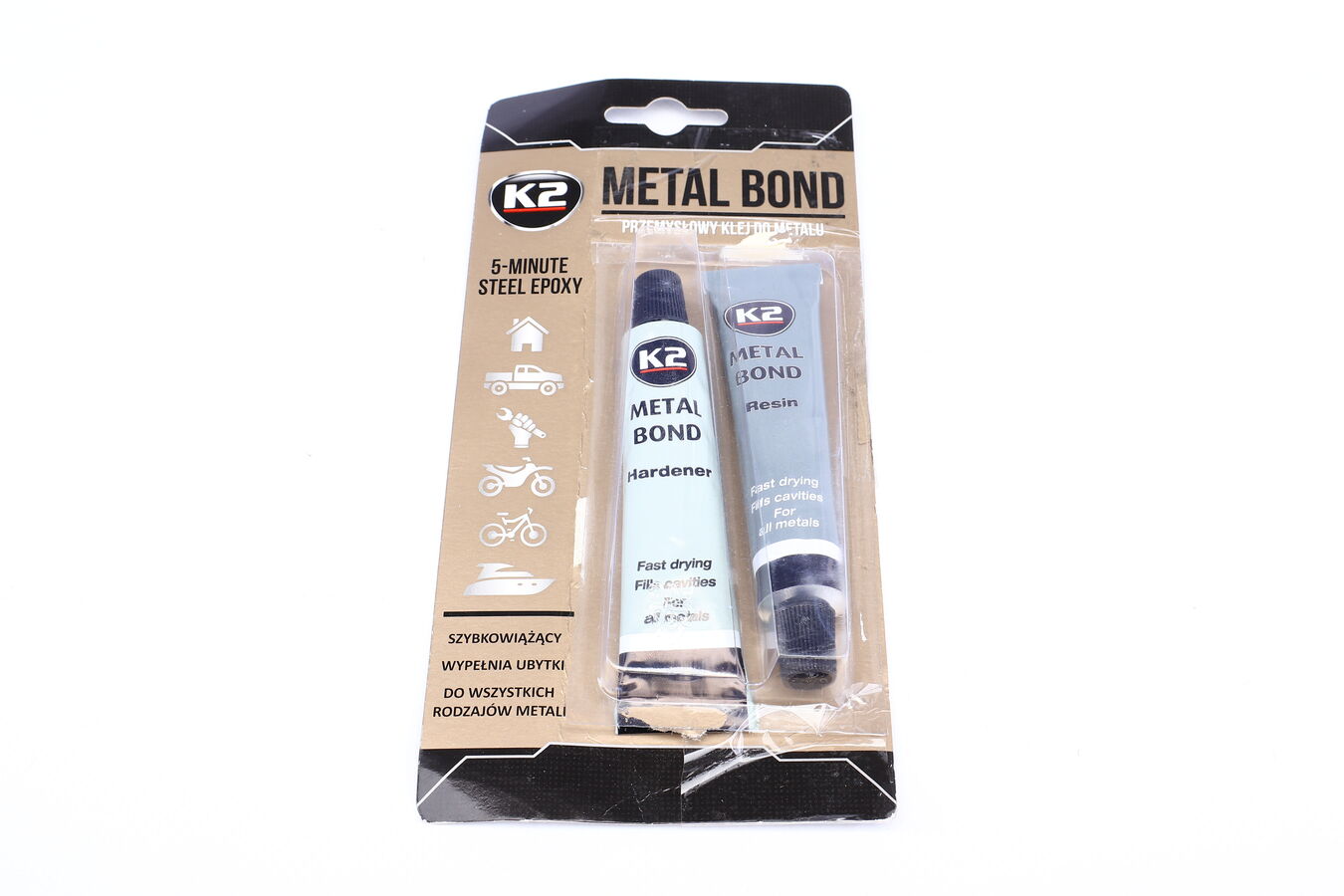 Епоксидний двокомпонентний клей /metal bond 56,7g, BOND METAL BOND 56,7G, K2 B116