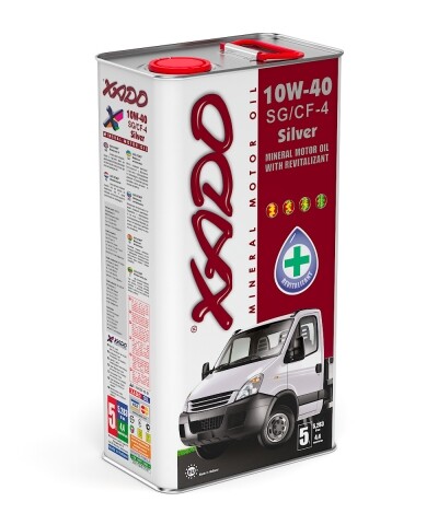Atomic Oil 10W-40 SG/CF-4 Silver Atomic Oil 10W-40 SG/CF-4 Silver