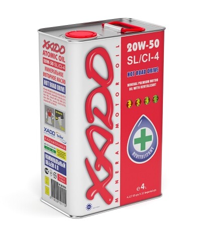 Atomic Oil 20W-50 SL/CI-4 Atomic Oil 20W-50 SL/CI-4