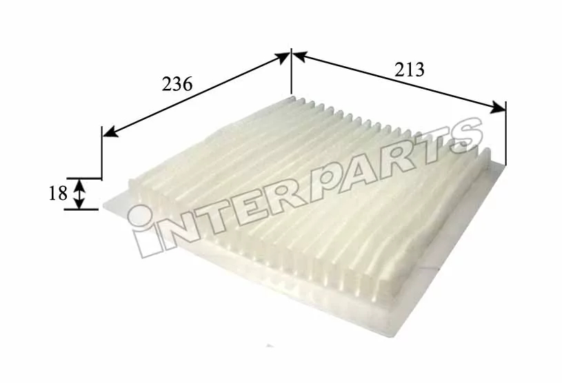 Фільтр, повітря у салоні, Interparts IPCA-108