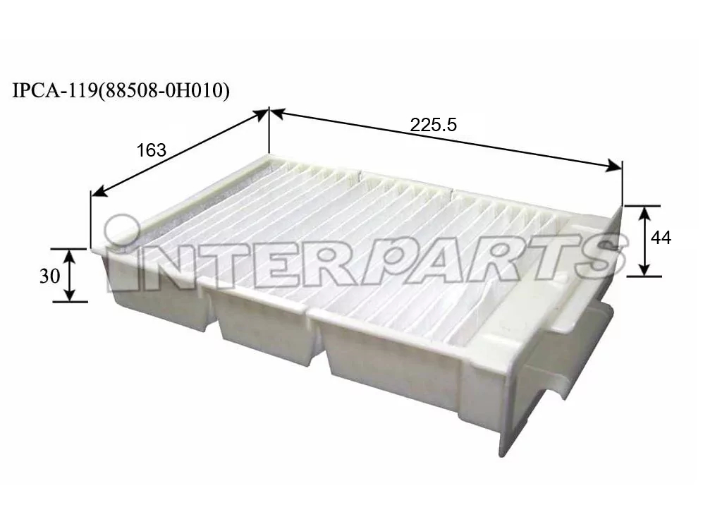 Фільтр салону, Interparts IPCA-119