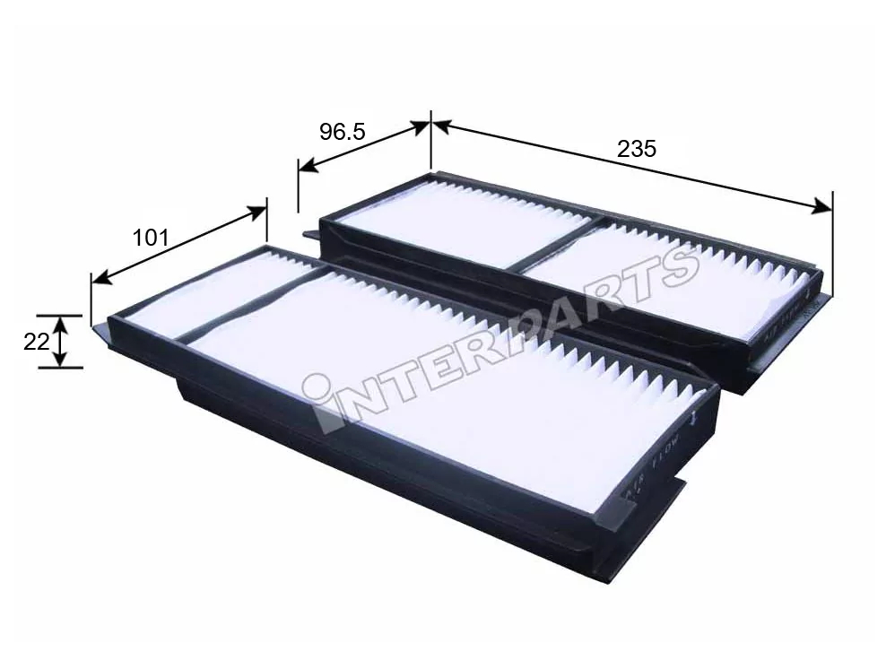 Фільтр, повітря у салоні, Interparts IPCA-611