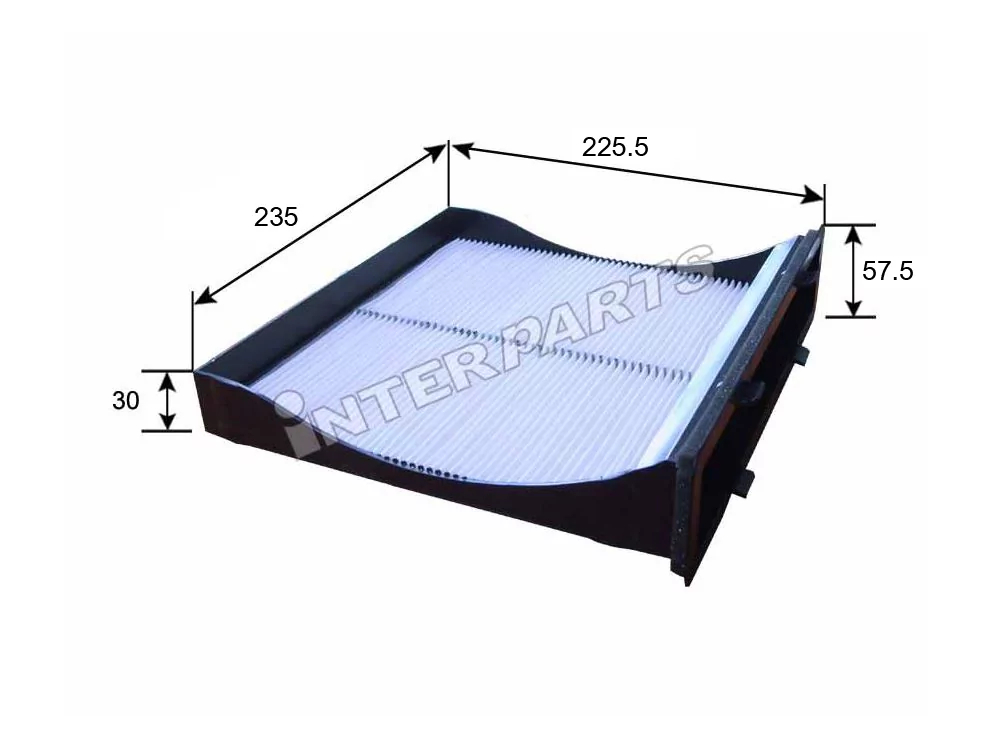 Фільтр, повітря у салоні, Interparts IPCA-809