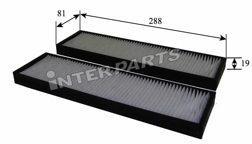 Фільтр, повітря у салоні, Interparts IPCA-H021