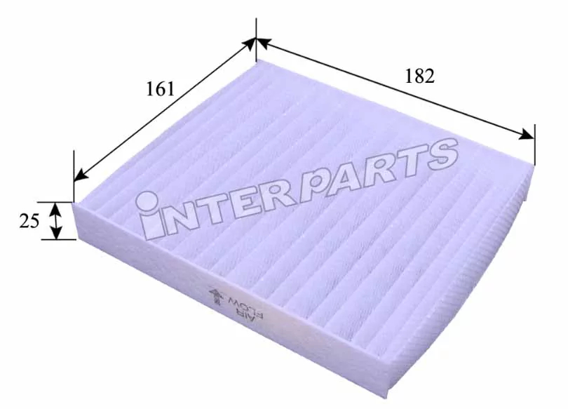 Фільтр, повітря у салоні, Interparts IPCA-K012