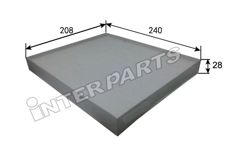 Фільтр повітряний кондиціонера (салону), Interparts IPCA-K019