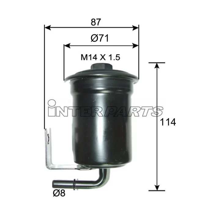 Фільтр палива, Interparts IPF-154