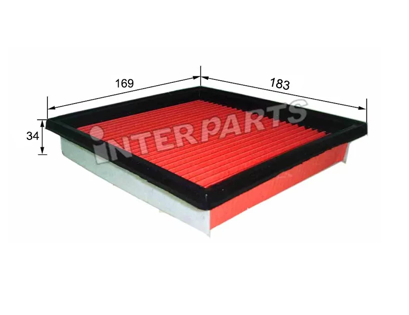 Повітряний фільтр, Interparts IPA-289