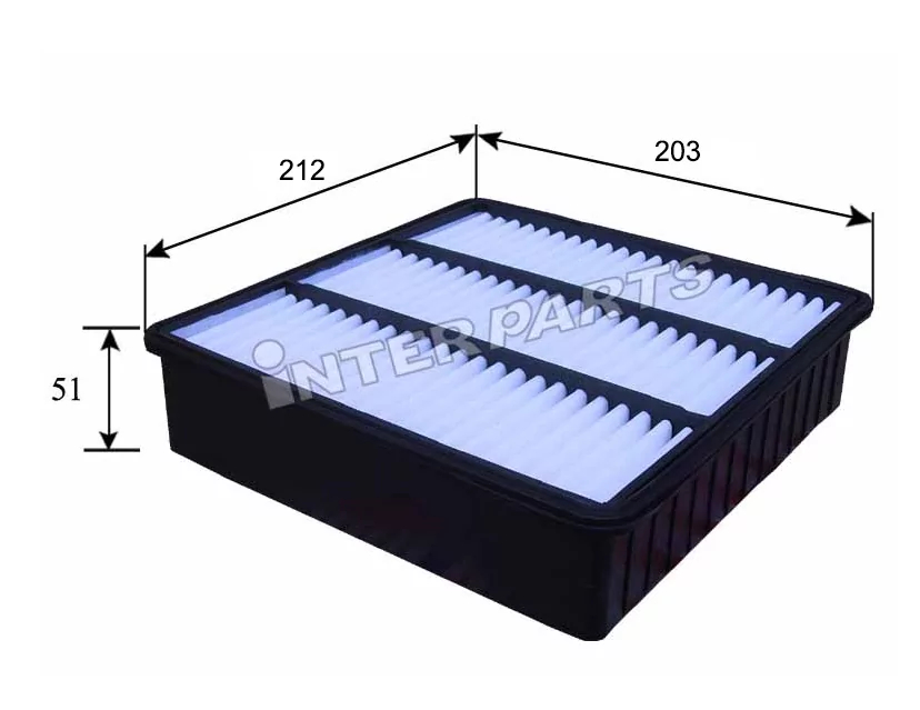Повітряний фільтр, Interparts IPA-311