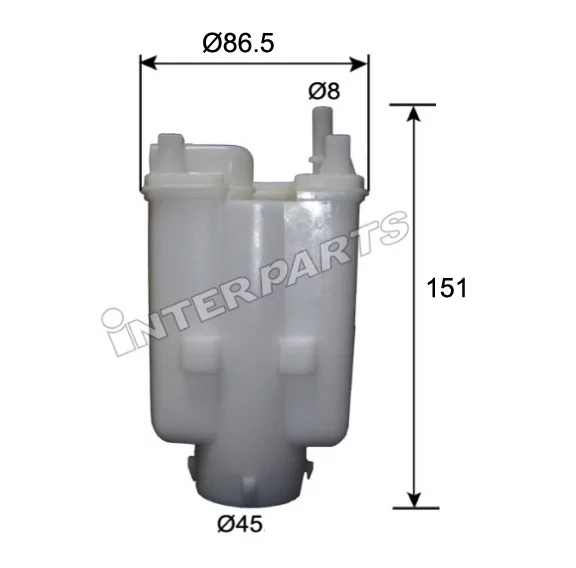 Фільтр палива, Interparts IPFT-H011