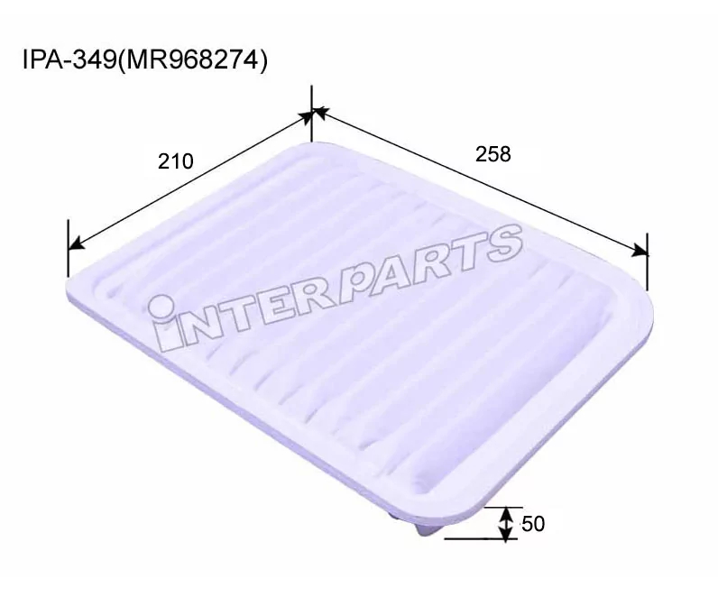 Повітряний фільтр, Interparts IPA-349