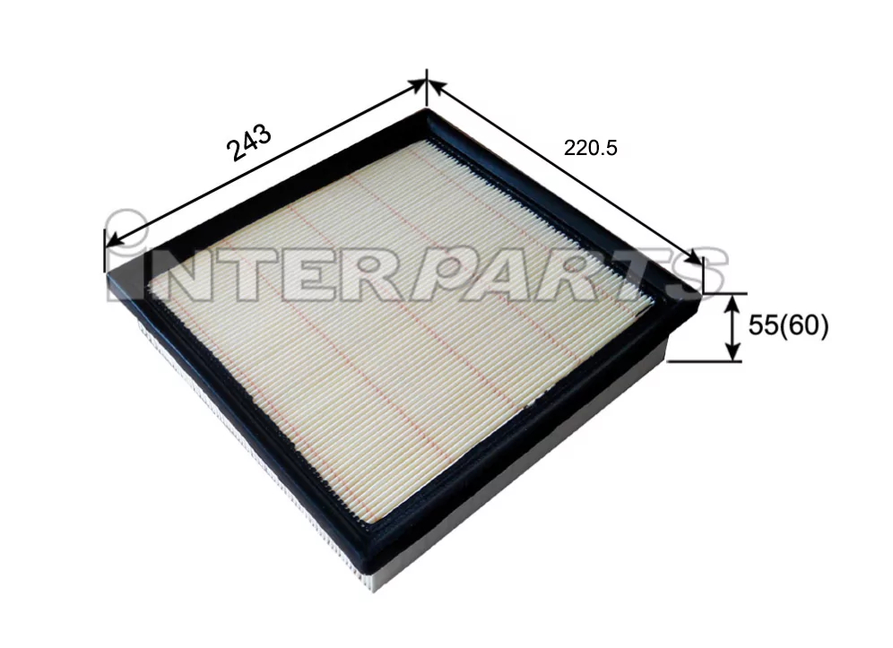 Фильтр воздушный двигателя, Interparts IPA-374