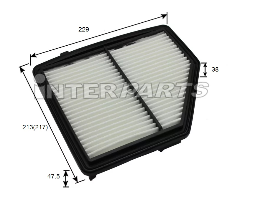 Фильтр воздушный двигателя, Interparts IPA-4027