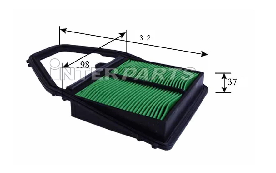 Повітряний фільтр, Interparts IPA-430