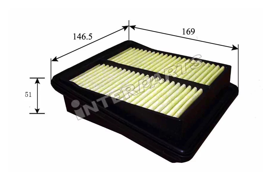 Повітряний фільтр, Interparts IPA-461