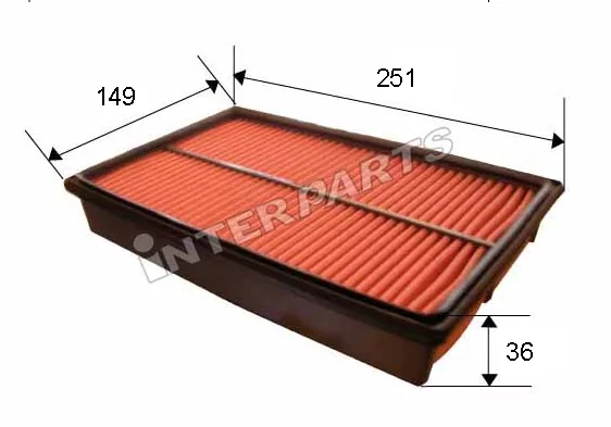 Повітряний фільтр, Interparts IPA-622