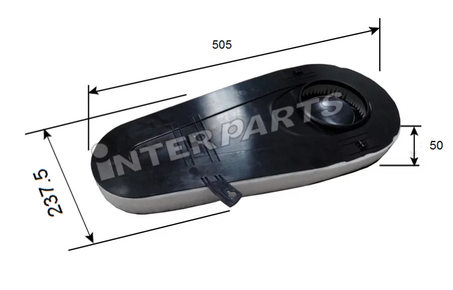 Air filter, Interparts IPA-C013