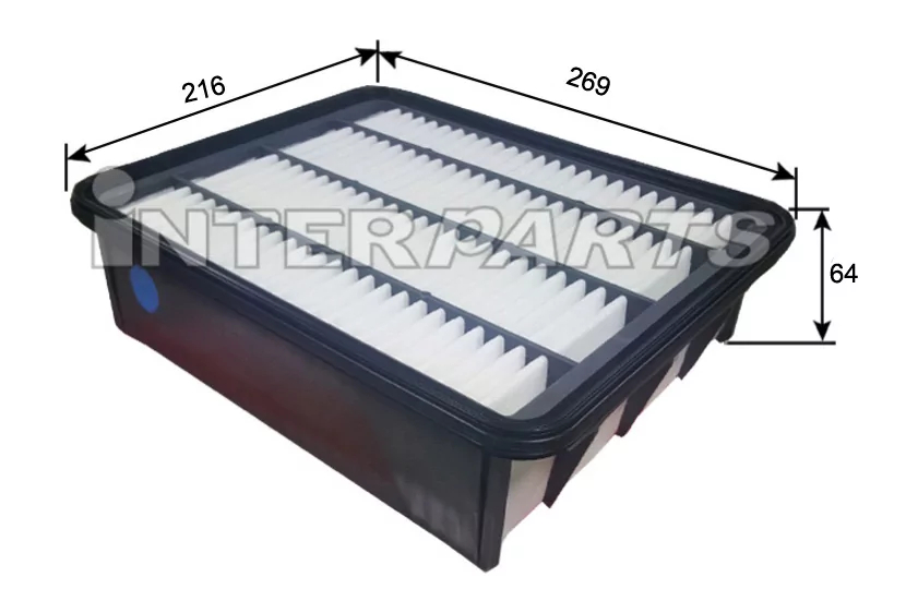 Повітряний фільтр, Interparts IPA-1046