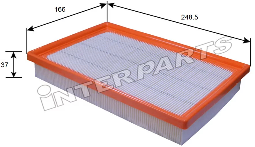 Повітряний фільтр, Interparts IPA-H017