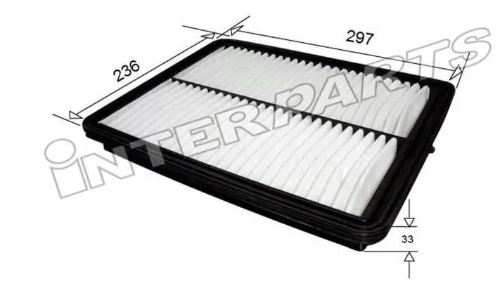Повітряний фільтр, Interparts IPA-H035