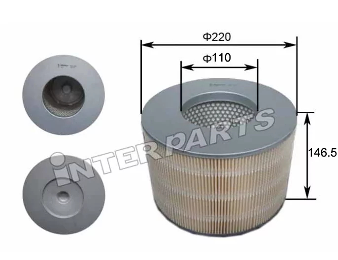 Фільтр повітряний двигуна, Interparts IPA-117