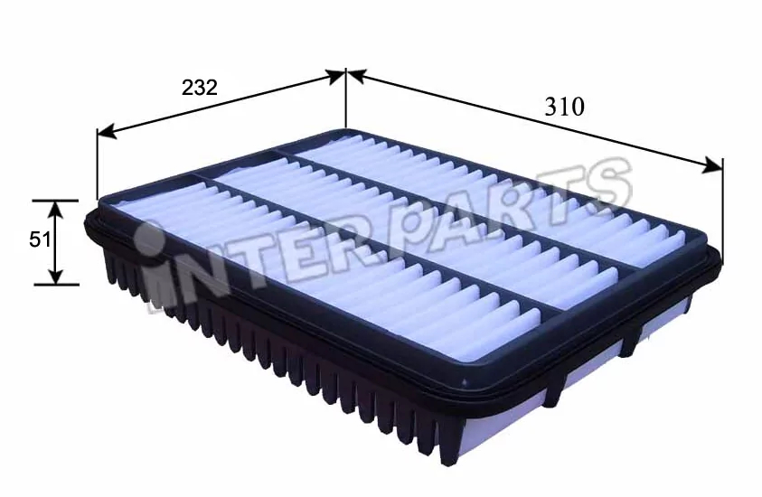 Повітряний фільтр, Interparts IPA-135