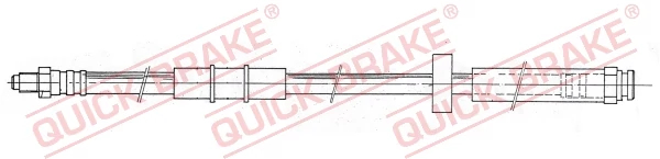 Гальмівний шланг, Quick Brake 32.917