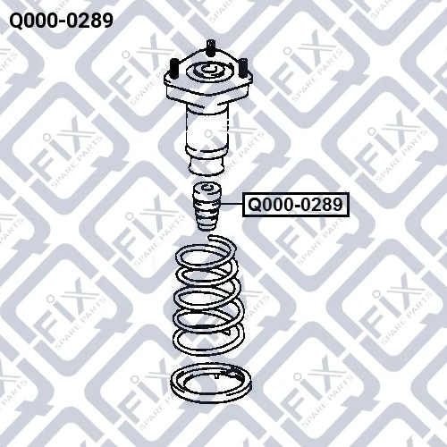 Відбійник заднього амортизатора, Q-Fix Q000-0289