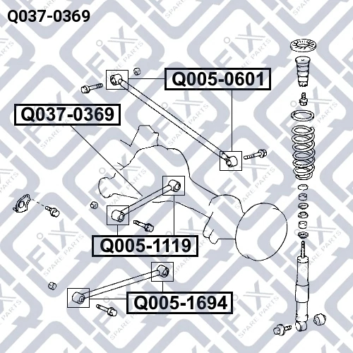 Тяга задня поздовжня, Q-Fix Q037-0369