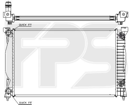 Радіатор охолодження, Fps 12A466