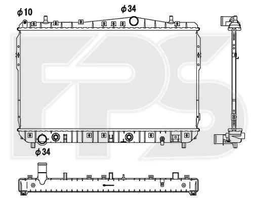Радіатор охолодження, Fps 17A782