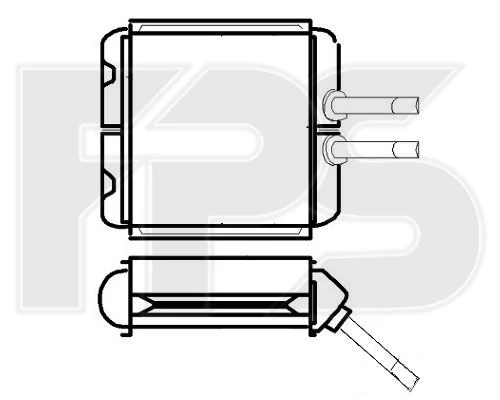 Радіатор пічки, Fps 22N73