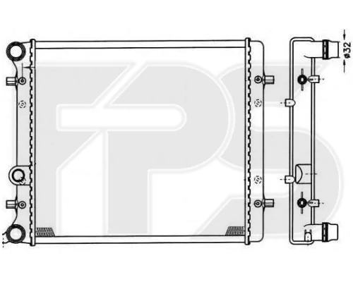 Радіатор охолодження, Fps 64A433