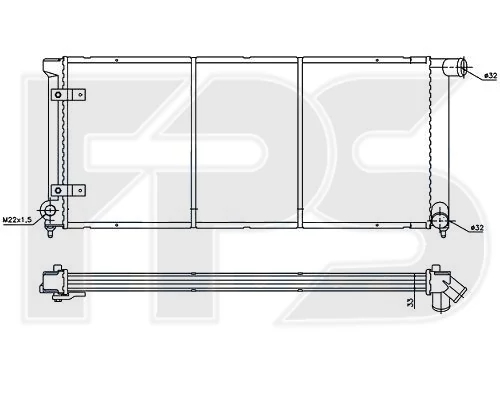 Радіатор охолодження, Fps 74A419