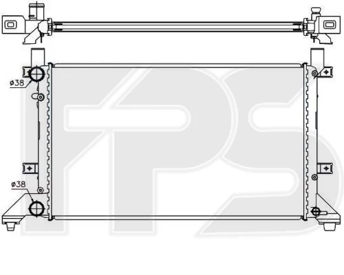 Радіатор охолодження, Fps 74A755