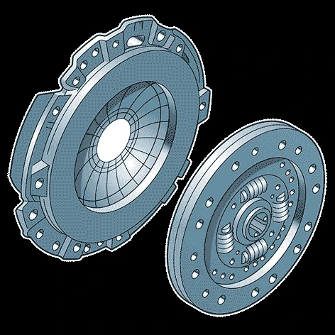 Диск сцепления инажимной диск, Vw 04L141015K