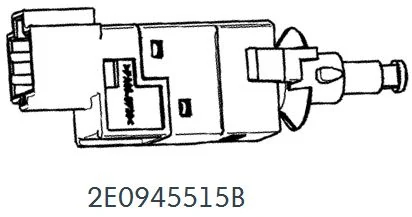 Вимикач стоп-сигналу, Vw 2E0945515B