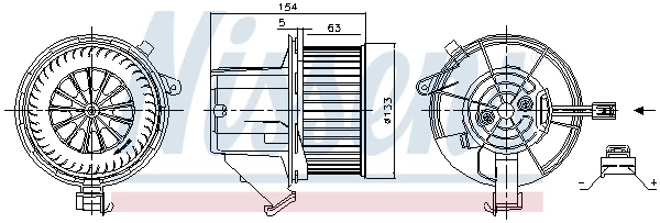 Компресор салону, SERIES, Nissens 87391