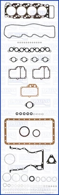 Повний комплект ущільнень, двигун, Ajusa 50212200