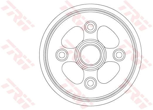 Гальмівний барабан, Trw DB4555