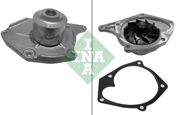 Водяний насос, NISSAN/RENAULT LOGAN/DUSTER/SANDERO/JUKE/KUBISTAR/MICRA/NOTE/NV200/QASHQAI/TIIDA/CLIO/KANGOO 01-, Ina 538004710