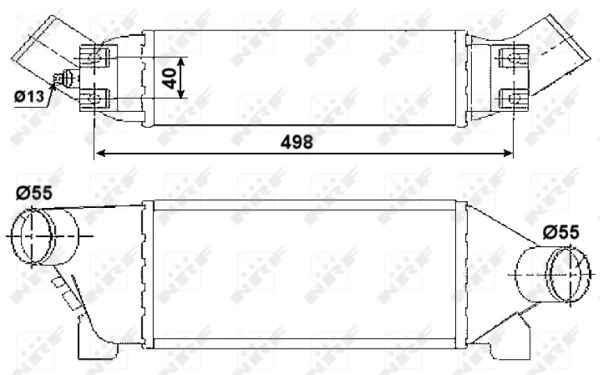 Охолоджувач наддувального повітря, Nrf 30259