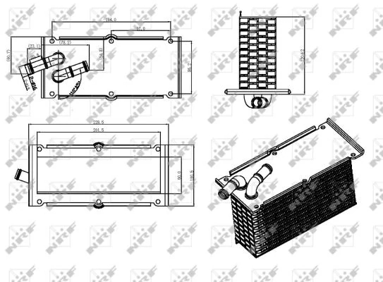 Охолоджувач наддувального повітря, Nrf 30292