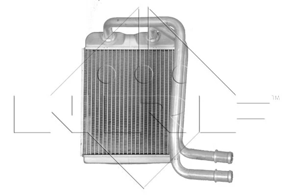 Теплообмінник, система опалення салону, VW T5/T6 1.9-3.2D 00-, Nrf 54352