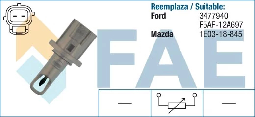 Датчик, температура вхідного повітря, Fae 33224