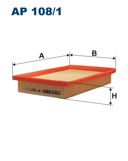 Повітряний фільтр, Filtron AP108/1